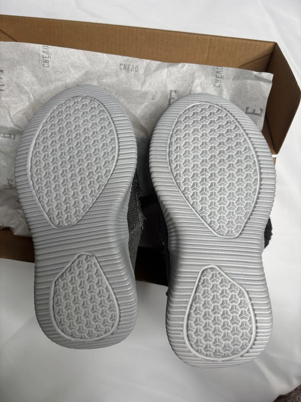 Crevo Kids Gray Canvas Slip-On Loafers | NWT - Picture 7 of 8